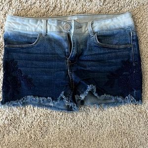 SO Flower Lace Shorts Girls 14